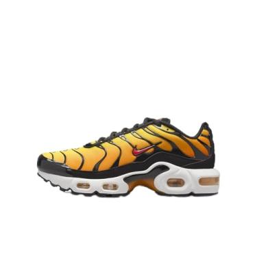 Imagem de Nike Tênis de corrida Air Max Plus GS Cd0609, Preto/Cerâmica brilhante/resina/pimento, 20