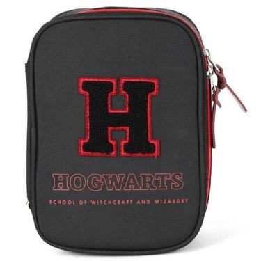 Imagem de Estojo BOX Escolar HARRY Potter Preto Luxcel