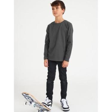 Imagem de Camiseta Básica Manga Longa Infantil Unissex-Unissex