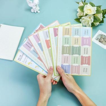 Imagem de Guias da Bíblia, 75 Tabs de Índice Bíblico para Estudo da Bíblia, Guias de Etiqueta de Livro da Bíblia para Mulheres e Homens