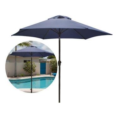 Imagem de Ombrelone Central Jardim Piscina 2,3m Impermeável Articulado - REVOMAX