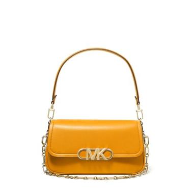 Imagem de Bolsa conversível de couro pequena Parker, Ferragens douradas/haste dourada, One Size