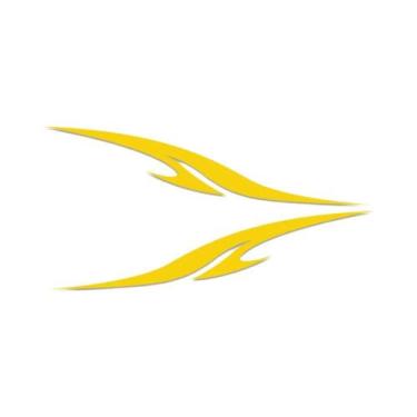 Imagem de Adesivos De Vinil Para Carros Esportivos De Corrida 2 Peças Decalques 