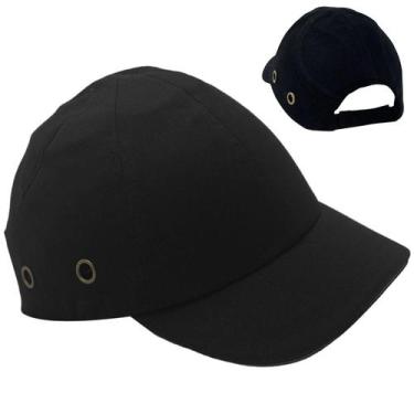 Imagem de Bone com Capacete EPI Obra Casquete Segurança do Trabalho Proteçao Rep