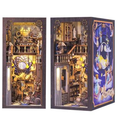 Imagem de Kit DIY Book Nook Sala comum CUTEBEE Nebula com luz LED