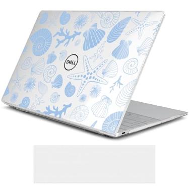 Imagem de Loyrina Capa criativa para Dell XPS 13 Copilot+ PC tela de 13,4 polegadas versão 2024 2025 – Capa fina e leve transparente para laptop com proteção resistente a arranhões, concha