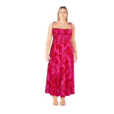 Imagem de City Chic Vestido feminino plus size - Estampa Tayla Maxi, Floral, 58