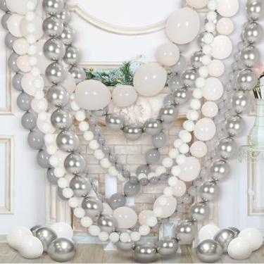 Imagem de Gejoy 330 Pcs Link Balloon Latex Linking Balloons for Making Balloon Wall Arch for Wedding Birthday Baby Shower Graduation Party Decorations