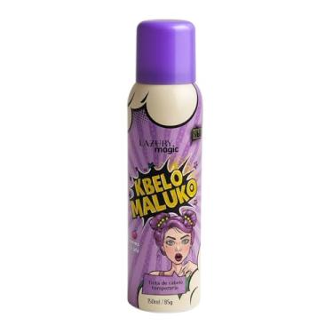 Imagem de Tinta Colorida Infantil para Cabelos Spray Neon Roxo, Com Cheirinho de Chiclete 150ml 85g – Lavável, Temporária e Segura para Crianças, Ideal para Festas e Fantasias, Efeito Neon