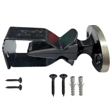 Imagem de Fixador Prendedor de pressão preto black porta Rodapé top line instalação Prática