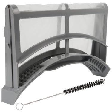Imagem de [Atualizado] BlueStars DC61-02595A Filtro de fiapos para secadora com escova - Plástico ABS e aço inoxidável compatível com secador Samsung - Substitui exatamente 2069505 PS4206799 AP4578777