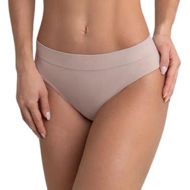 Imagem de Calcinha Microfibra Cós Largo Moda Intima Lingerie Tanga Feminina Loba