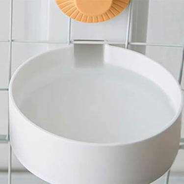 Imagem de Qiilu Tigela de Garrafa de água Automática para Animais de Estimação Suspensa - Alimentador Automático para Cães, Gatos, Cães, Coelhos - Capacidade de 1L (Branco Pérola)