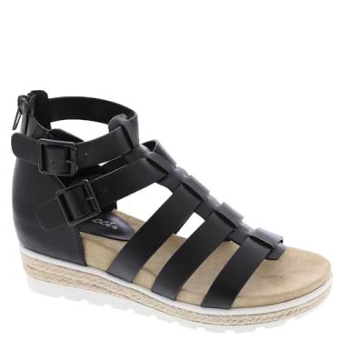 Imagem de Easy Street Sandália feminina Simone Wedge, Preto, 11 X-Wide