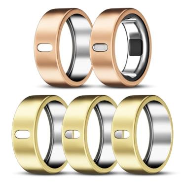Imagem de ZOOROO Pacote com 5 capas compatíveis com Oura Ring Gen 4/Oura Ring Gen 3 Horizon/Heritage, Surport Charging com capa, protetor de TPU antiarranhões para acessórios Oura Rings mulheres e homens