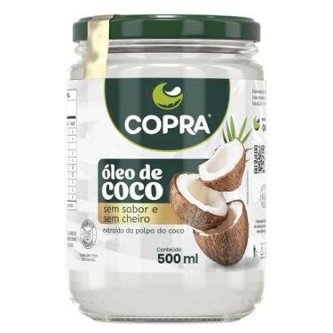 Imagem de Oleo de coco sem sabor 200ml copra 100% puro natural sem gluten vegano