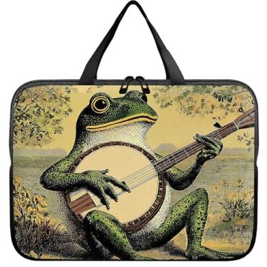 Imagem de Capa universal para tablet laptop 25.4 cm, bolsa de transporte fina para laptop de viagem bolsa durável para notebooks/notebook/tablet infantil/iPad/leitores de eBook de 7 a 10 polegadas