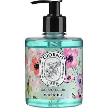 Imagem de Sabonete Líquido Para as Mãos, Verbena, Giorno Casa, 350 ml, Turquesa