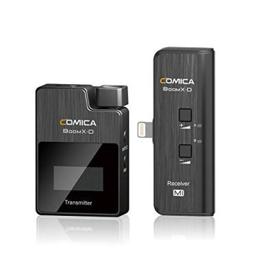 Imagem de Sistema Wireless Digital Microfone Comica BoomX-D MI1 Sem Fio Ultra Compacto para SmartPhones IOS (Conector Lightning)