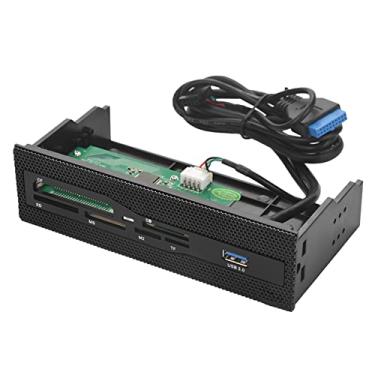 Imagem de Leitor de Cartão Interno para PC Porta USB 3.0 de Alta Velocidade M2 ​​SD MS XD CF TF Painel Frontal do Painel do Cartão