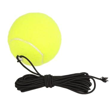 Imagem de Bola de Tênis de Corda Elástica, Ferramenta de Treinamento de Tênis Com Barbante, Robusta e Multifuncional Rebote de Bola para Iniciantes e Intermediários, Sem Necessidade de