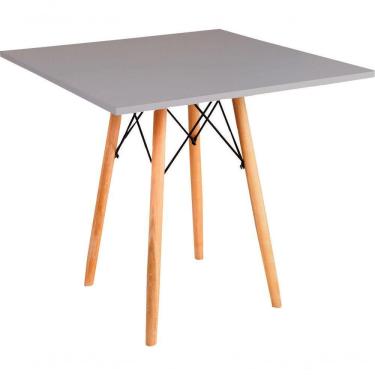 Imagem de Mesa Eames Eiffel Quadrada 90 Cm - Cinza