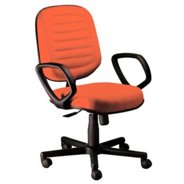 Imagem de Cadeira Diretor Gomada Com Braços Linha Blenda Laranja