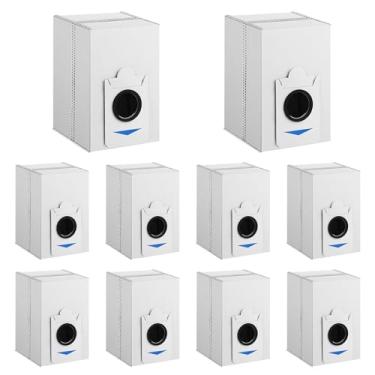 Imagem de 10 pacotes de sacos de substituição para aspirador de pó compatíveis com ECOVACS DEEBOT T30S COMBO/X2/X2 PRO/ X2 Comb Robot Aspirador de pó (não serve para ECOVACS DEEBOT T30/T30S/X2 Omni)
