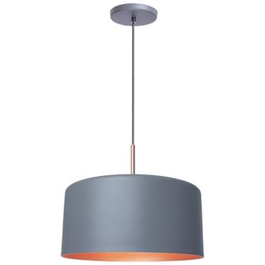 Imagem de Pendente Lustre Luminária Madri Cinza