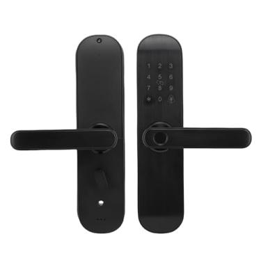 Imagem de RiToEasysports Fechadura de Porta Com Impressão Digital Maçaneta de Entrada Sem Chave Com Controle de Aplicativo Fechadura Inteligente de Aço Inoxidável para Portas de 35 Mm a 80 Mm Segurança