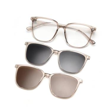 Imagem de VFDHN Óculos de Sol Polarizados Magnéticos Femininos TR90 UV400 Clip-on Fashion para Dirigir, Masculino e Feminino (4)