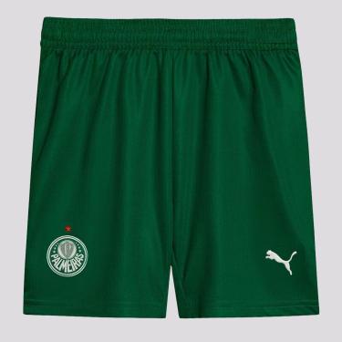 Imagem de Calção Puma Palmeiras II 2025 Juvenil Unissex-Unissex