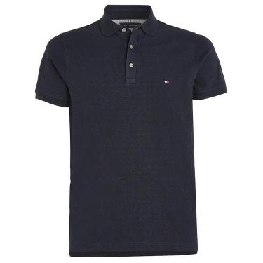 Imagem de Camisa Polo Tommy Hilfiger Cuff Interest Slim Fit Verde-Masculino