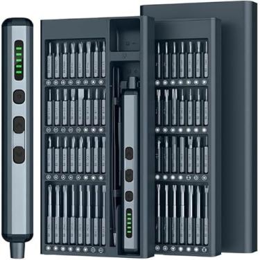 Imagem de Parafusadeira Elétrica Recarregável 3.6V, Multitarefas, Compacta e Potente - Kit com 6 Pontas, Bateria de Longa Duração, Ideal para Manutenção, Reparos, Montagem e DIY - Ferramenta de Precisão