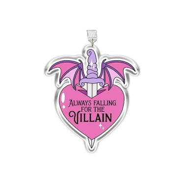 Imagem de MEIYSTICK Amuletos de plugue de poeira Always Falling for the Villain, berloque Kindle, plugue de pó de acrílico tipo C ou relâmpago, pingentes de acessórios Kindle, presentes românticos para amantes