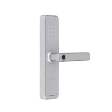 Imagem de Fechadura Digital De Embutir Wi-fi Com Biometria Esf-de4000b Prata Els