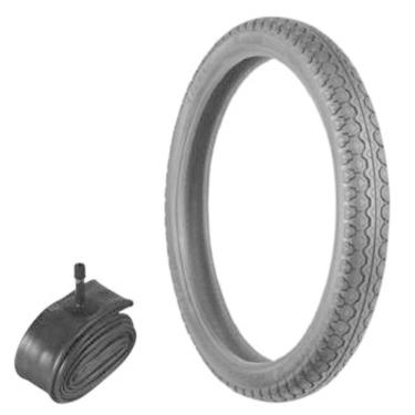 Imagem de Kit Pneu 80/100-14 Tiger Biz 100/125 Pop 100 Technic + Camara