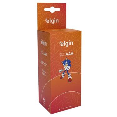 Imagem de Pilha Elgin AAA 1,5V Zinco Energy - Caixa 40 Pilhas Ideal para uso diá