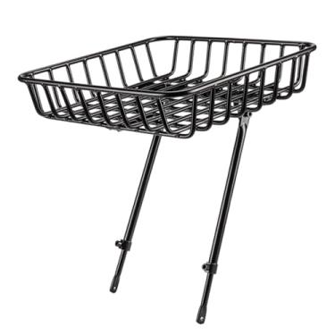 Imagem de Cesta Dianteira Bicicleta, Compartimento De Uso Pesado E Resistente Ao, Cestos Dianteiros Bicicleta Suporte Resistente, Para Ciclismo De Montanha Estrada Elétrica Ao Ar Livre E Urbano Com De Carga