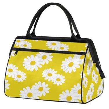 Imagem de Bolsa pequena para o fim de semana para mulheres e homens, com autismo, colorida, dobrável, para viagem, bolsa esportiva leve para academia, Cor: 50 cm, 15.2*8.3*11.6 inch, Moderno