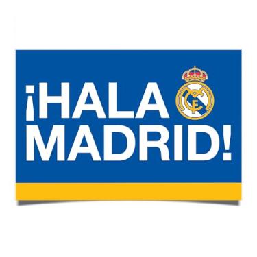 Imagem de Desert Cactus Pôster do Real Madrid FC Los Blancos Madridistas Futebol Futebol 28 x 43 cm Decoração de escritório Decoração Oficial Fan Gear (28 x 43 cm, Versão D)