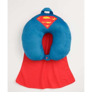 Imagem de Almofada Pescoço Super Homem warner Bros-33152, UN, Azul