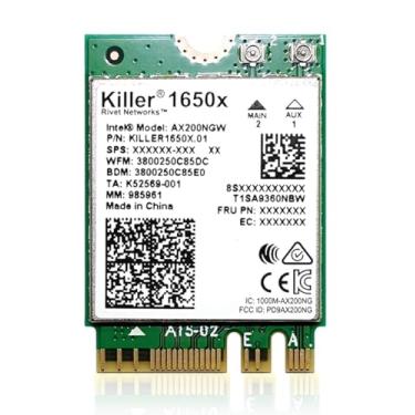 Imagem de HighZer0 Electronics AX1650x Killer Series WiFi 6 Upgrade | Gaming WiFi Adapter | M.2 Wifi Card for PC | 2.4 Gbps WiFi for PC | Supports Bluetooth 5.2 & Intel, AMD, Windows 10+, Linux