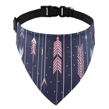 Imagem de Wassud Bandanas de flechas para cães, bandana reversível, triangular, acessórios de decoração para cães, gatos, meninos