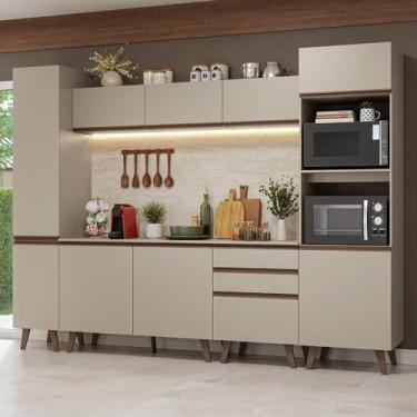 Imagem de Armário de Cozinha Completa 280cm Crema Nice Madesa 01