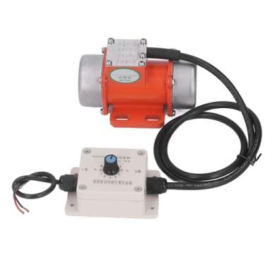 Imagem de Luqeeg Vibrador de Concreto, Poderoso Motor de Vibração Ajustável Com Controle de Velocidade 30W 4000RPM para Indústria de Mineração, Cobre Vermelho (DC12V)