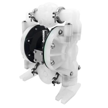 Imagem de Blrack Bomba de diafragma pneumática não metálica 6661A3-344-C serve para sistemas ARO/Ingersoll Rand, bomba pneumática de polipropileno de 2,5 cm, fluxo de 177,9 L/min, barra de 8,3
