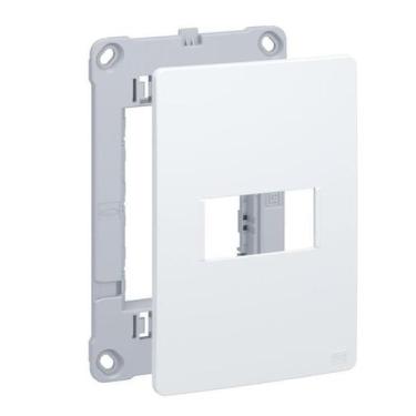 Imagem de Placa + Suporte 4X2 1 Posição Branco Weg Esatta
