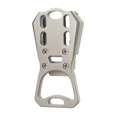 Imagem de harayaa Abridor de Garrafas e Latas Portátil e em Liga de Titânio com Chaveiro Multifuncional para Bar, Casa, Hotel Restaurante. Ideal para Uso