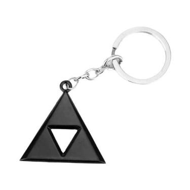 Imagem de Chaveiro Hylian Shield Breath of the Wild Majora's Mask Triforce Para 